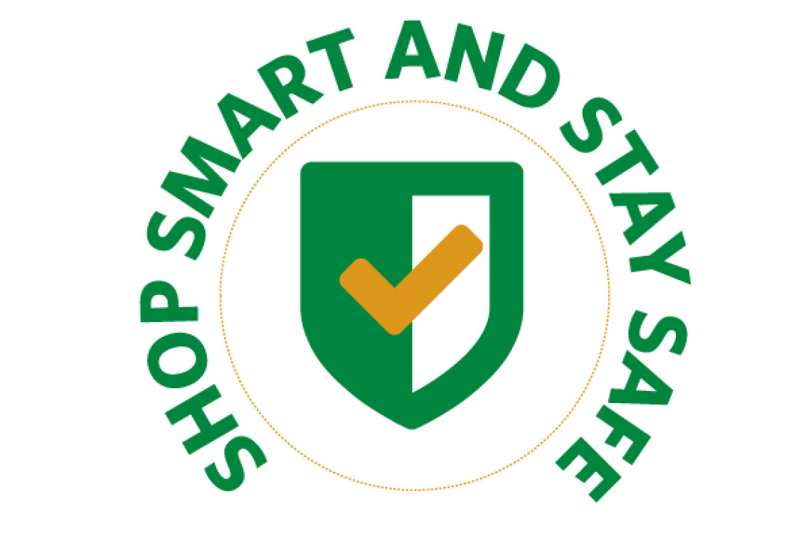 Shop Smart and Stay Safe logo