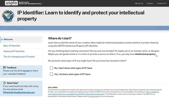 IP Identifier webpage screenshot