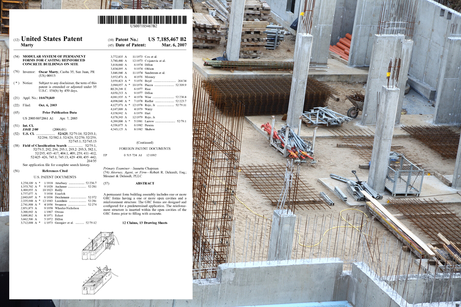 Modular forms for casting reinforced concrete buildings