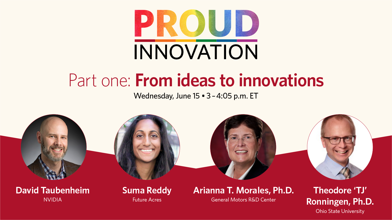 Proud innovation part one -- from ideas to innovations