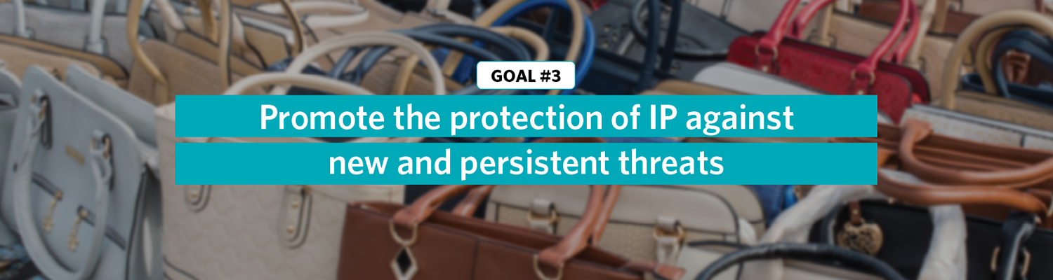 Goal 3: Promote the protection of IP against new and persistent threats