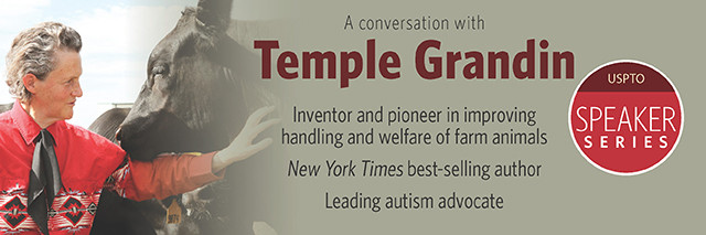A conversation with Temple Grandin. Inventor and pioneer in improving handling and welfare of farm animals. New York Times best-selling author. Leading autism advocate. Part of the USPTO Speaker Series.