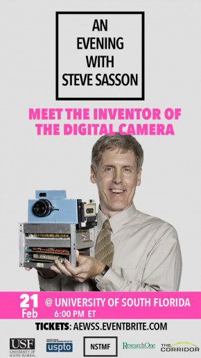Flyer for An Evening with Steve Sasson