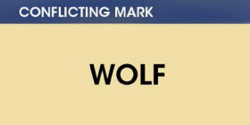 Conflicting mark: Wolf