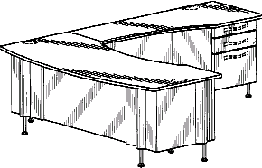 Figure 1. Example of a design for a work station.                         
