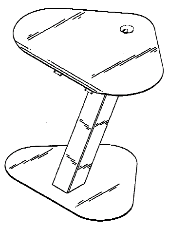 Figure 2. Example of a design for a freeform display stand.
