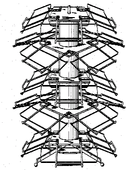 Figure 2. Example of a design for a wire display stand.   
