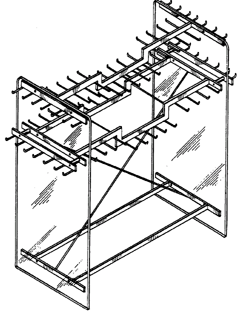 Figure 1. Example of a design for a rack with bent rods.
