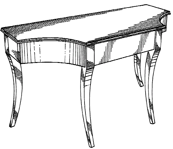 Figure 2. Example of a design for a console.  
