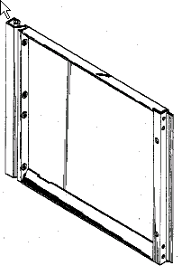 Figure 1. Example of a design for a cabinet door.
