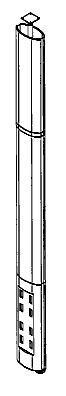 Figure 1. Example of a design for a workstation column.
