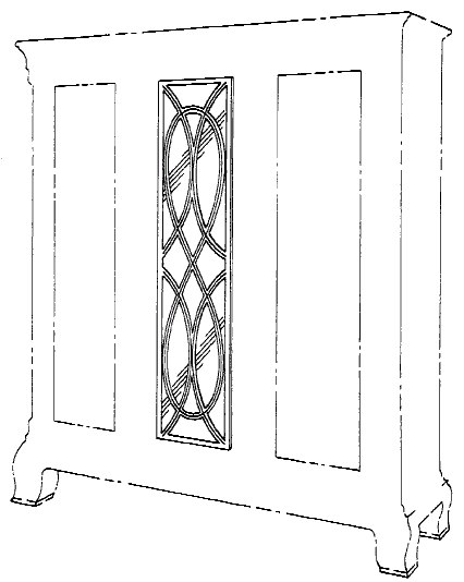 Figure 3. Example of a design for an ornamental furniture trim.
