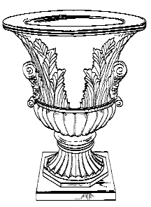 Caption:	 Example of a design for a funeral urn.
