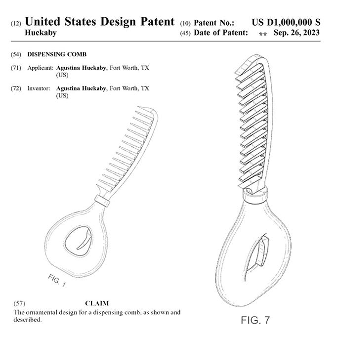 Image of design patent one million