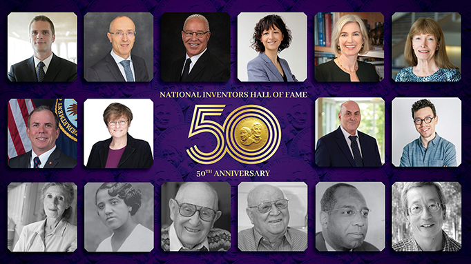 Collage of 2023 National Inventors Hall of Fame inductees