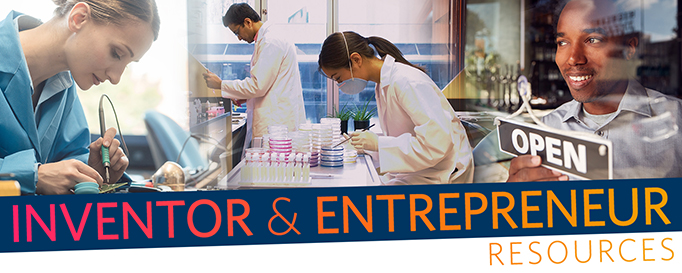 Banner image of scientists and small business owners