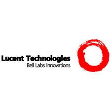 Lucent Technologies Bell Labs Innovations next to red circle