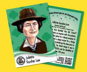Juliette Gordon Low Trading Cards and information