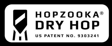 Image: Logo used on packaging for beers that employ the Hopzooka®