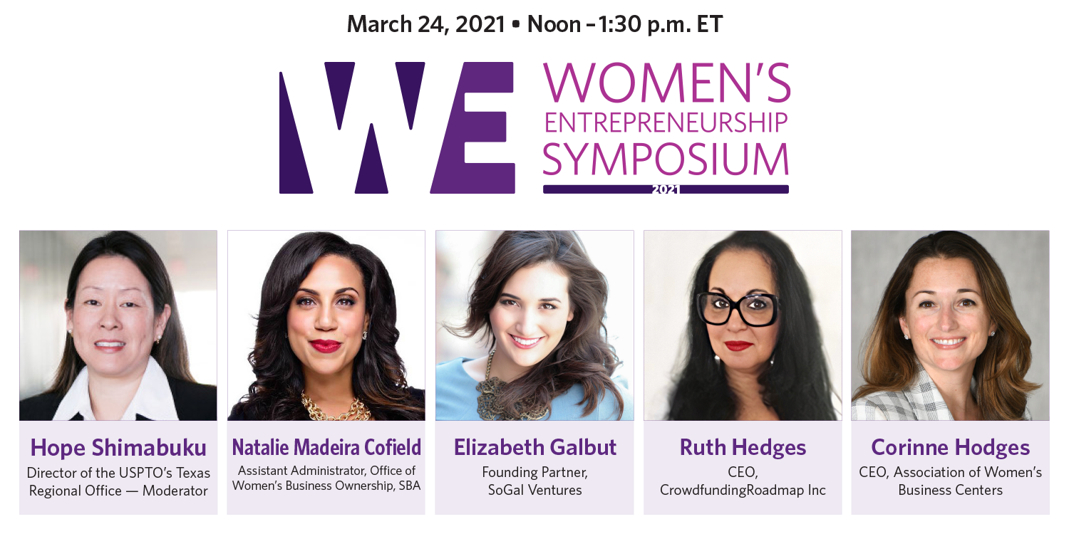 Headshots of Women’s Entrepreneurship Symposium panelists