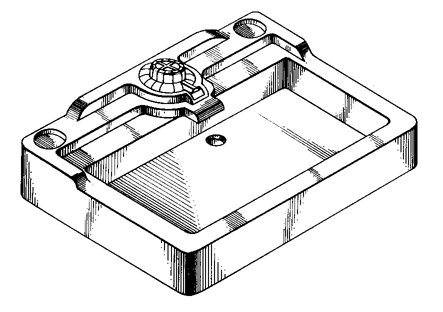 design patent drawing with surface shading