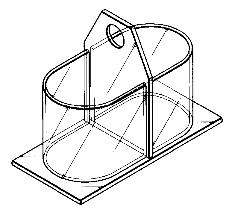 design patent drawing - transparent materials