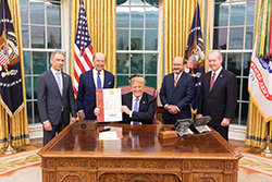 President Trump signs patent 10,000,000