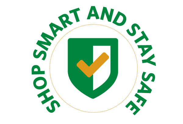 Shop Smart and Stay Safe logo