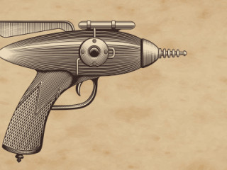 Theoretic sketch of a lazer gun