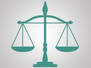 Legal scale silhouette