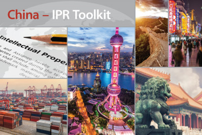 China - IPR Toolkit featuring iconic Chinese landmarks