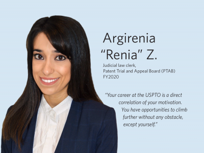 Law clerk quote graphic -- Renia Z