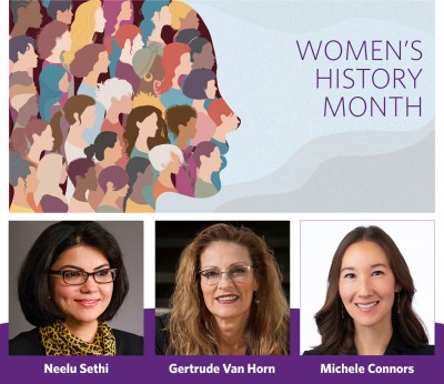Women's History Month panelist headshots