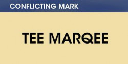 Conflicting mark -- Tee Marquee