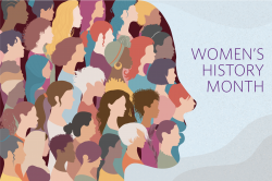 Women's history month graphic