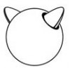  drawing of mark for The FreeBSD Foundation that shows a sphere with two horns