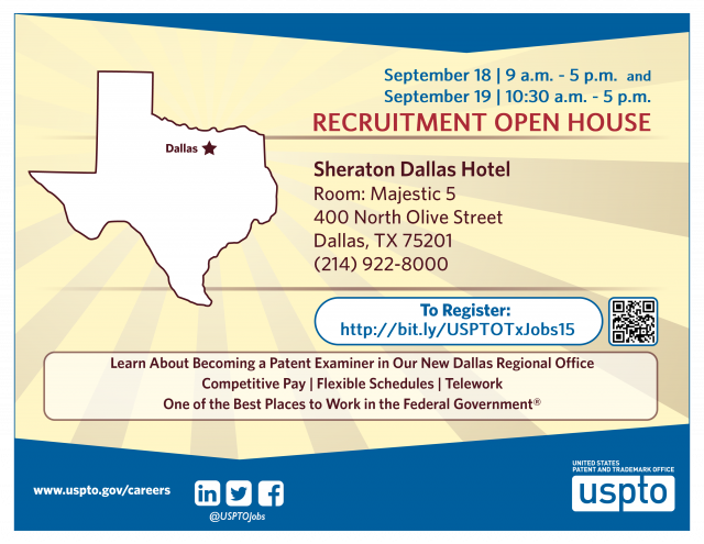 Texas Patent Examiner Recruitment Open House