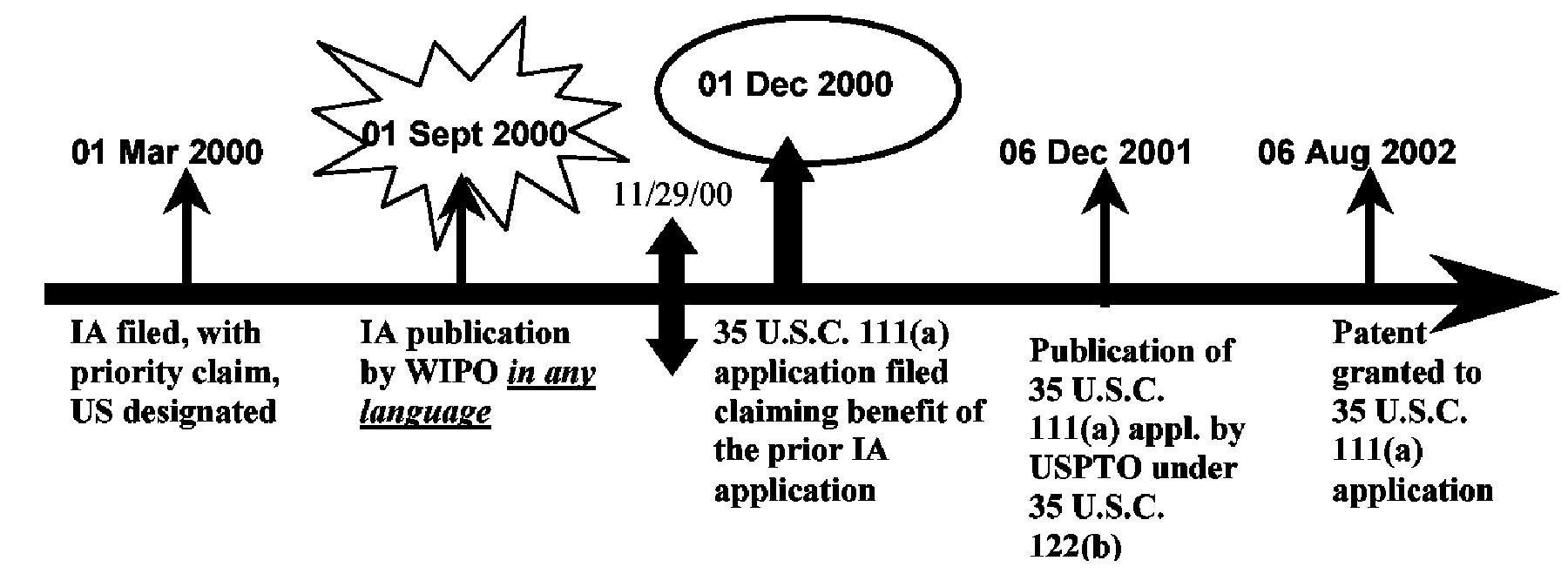 Example 9: References based on a 35 U.S.C. 111(a) Application which is a Continuation (filed prior to any entry of the national stage) of an International Application, which was filed prior to November 29, 2000 (language of the publication under PCT Article 21(2) is not relevant).