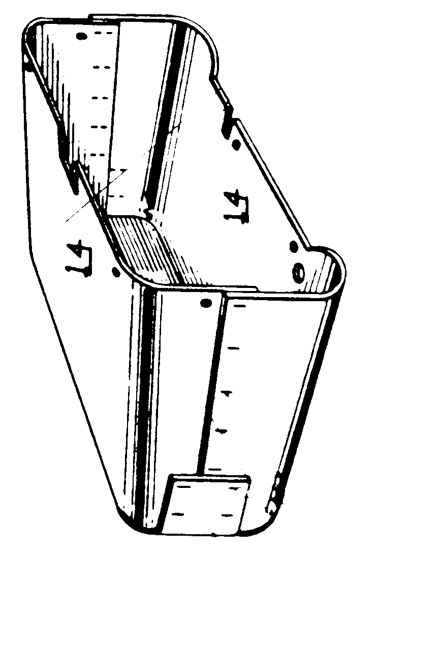 opposed sidewalls; overlapping extensions
