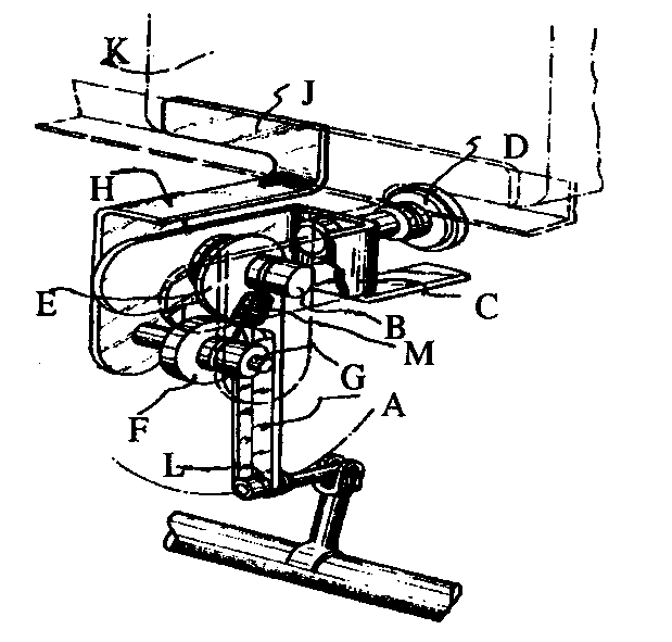 A - Crank arm controlled at its end 