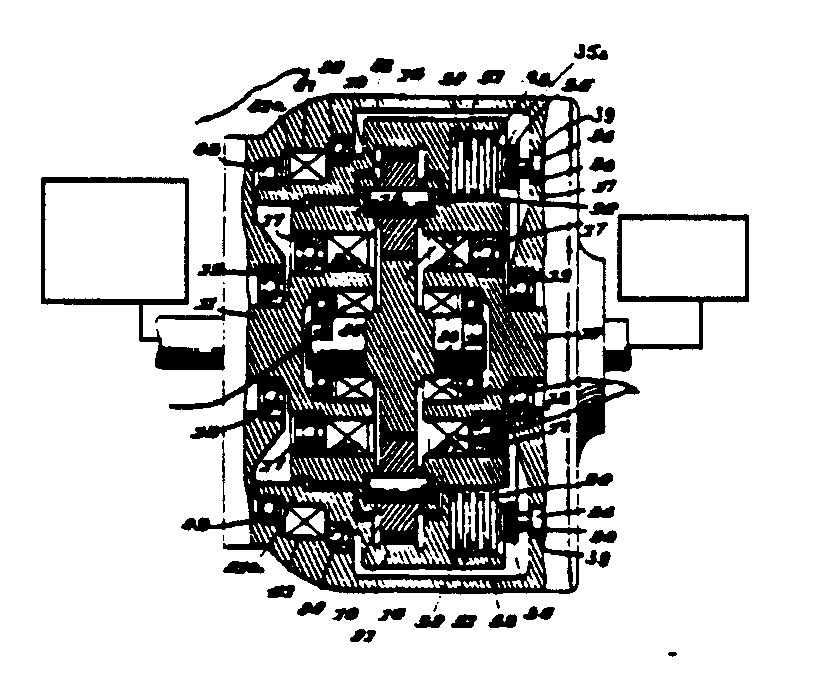 one-way brake; motorpump unit; one-way clutch; pump-motoracts as input  (underdrive) to start  I.C. engine then I.C. enginedrives motor-pump; I.C.  engine; one-way clutch
