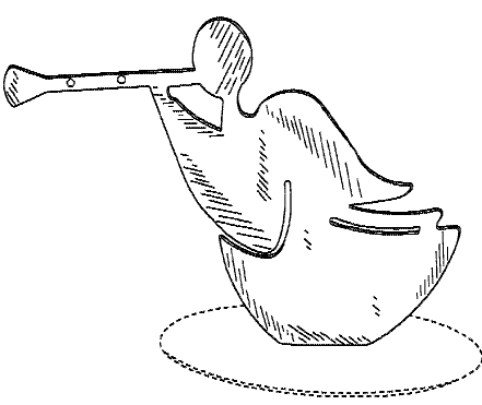 Figure 2. Example of a design for animate jewelry display rack.   
