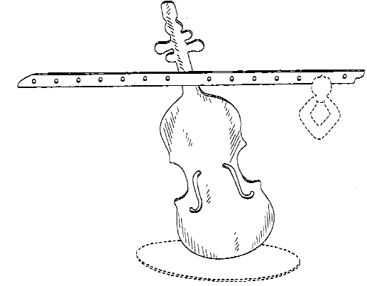 Figure 2. Example of a design for a jewelry display rack.   
