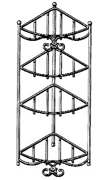 Figure 1. Example of a design for a wire corner stand.   
