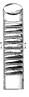 Figure 1. Example of a design for a display stand with inclined surfaces.
