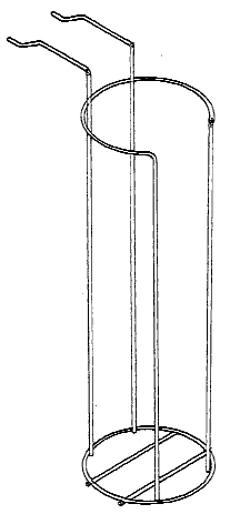 Figure 1. Example of a design for a wire display rack.
