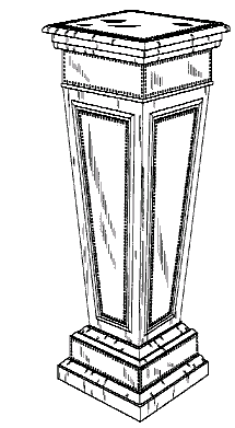 Figure 2. Example of a design for a uniform pedestal.   
