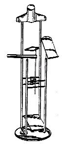 Figure 1. Example of a design for a display stand with shelf.
