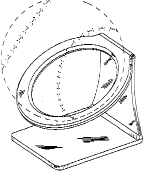 Figure 1. Example of a design for a stand with aperture.
