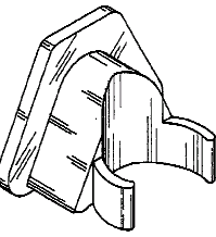 Figure 1. Example of a design for a holder with clip display.   
